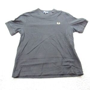 Fred Perry Twin Tipped T-Shirt Laurel Wreath Logo Size L Black